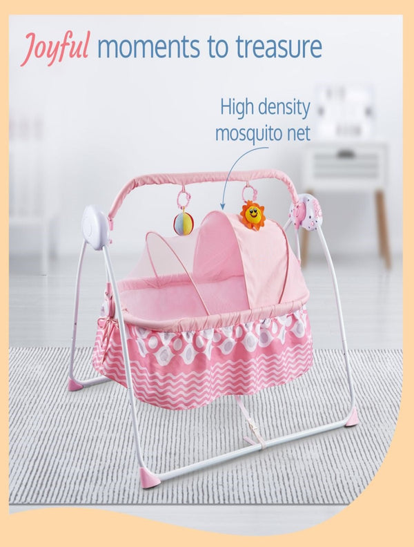 Electronic Cradle With Remote Control FC-BC-2021(PINK)