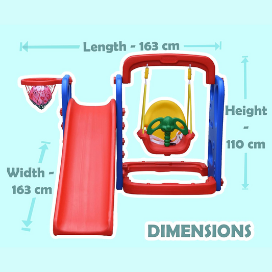 PLAYGRO Garden Slider & Swing Combo for Indoor & Outdoor