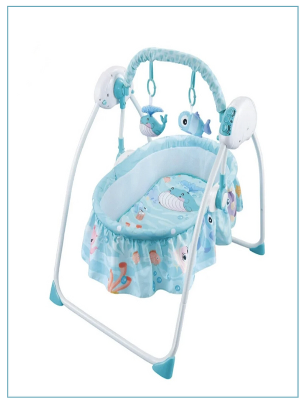 Electric Baby Cradle with Mosquito Net And Remote Control
