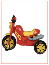 KIDS HARLEY TRICYCLE WITH LIGHT & MUSIC - RED