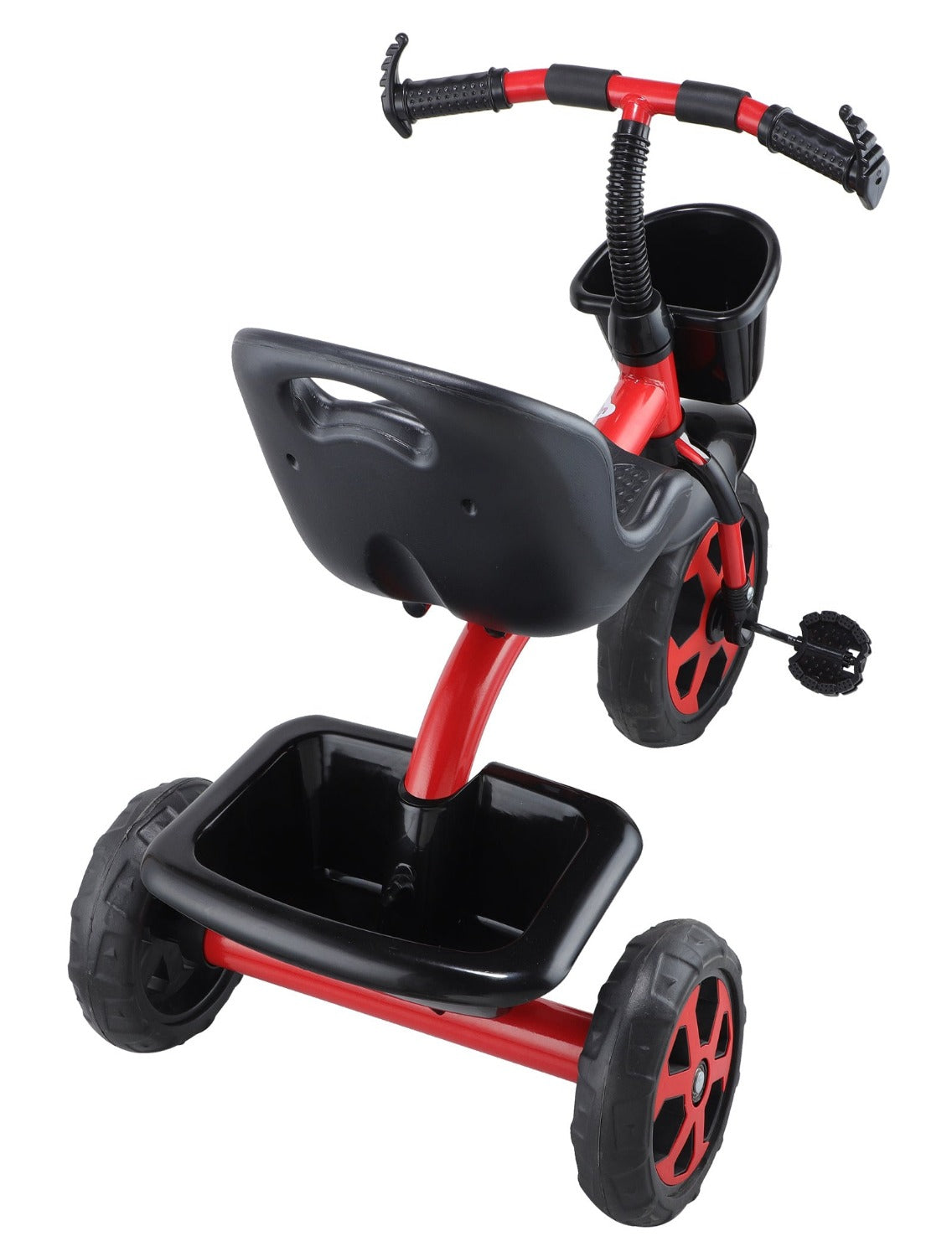 Pluto Lite Trike Tricycle with Detachable Basket -RED