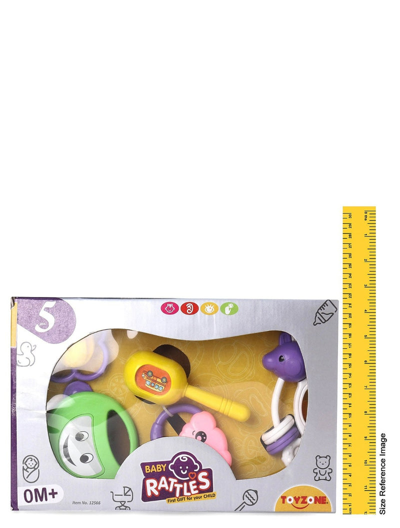 Baby Rattles Toy Multicolour - 5 Pieces
