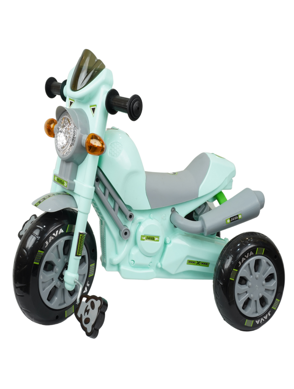 KIDS HARLEY TRICYCLE WITH LIGHT & MUSIC - GREEN