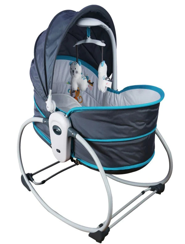 5 In 1 Rocker Bassinet With Adjustable Canopy