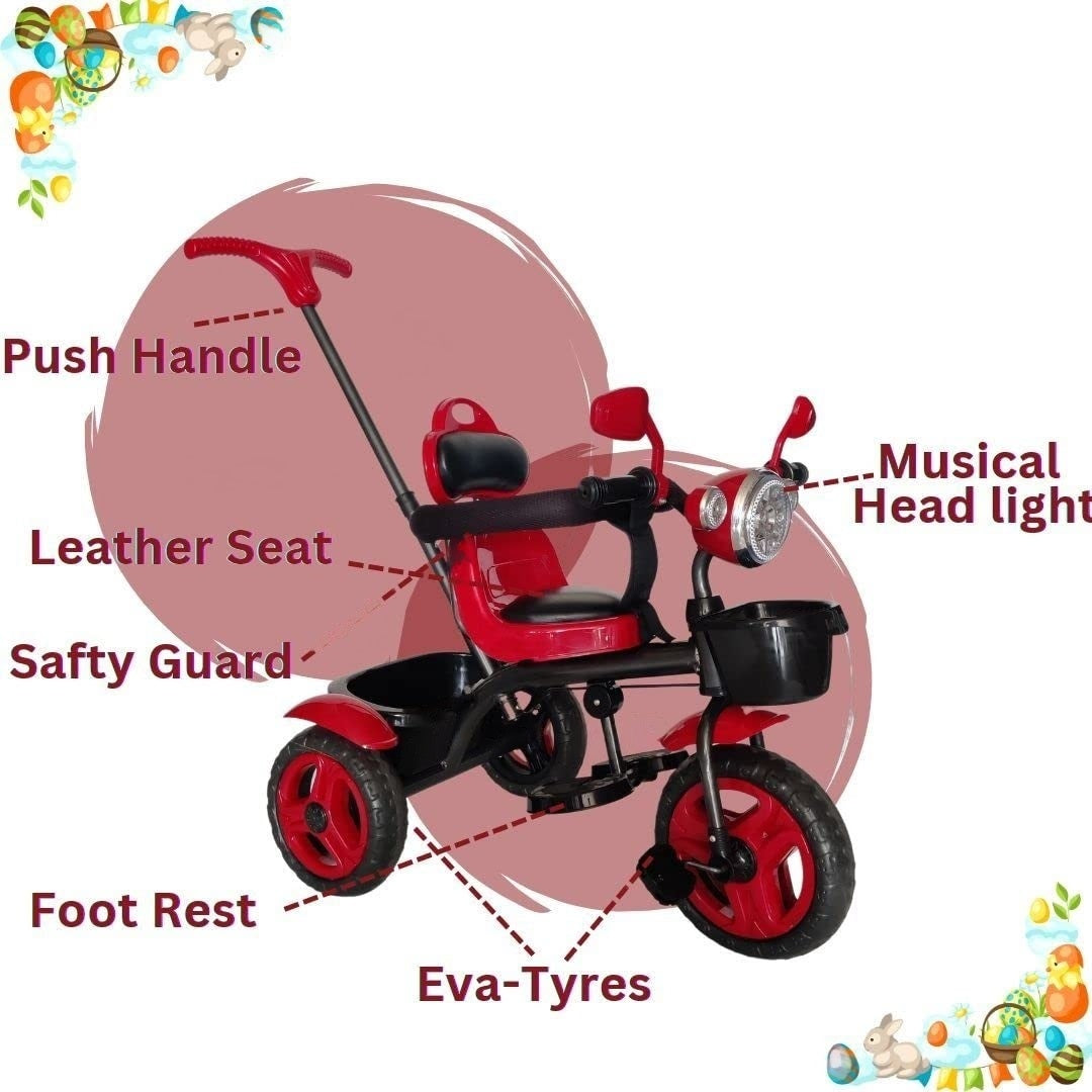 Baby Cycle For Kids | Age 1-5 Years | 5004 Tricycle LB-5004 RED