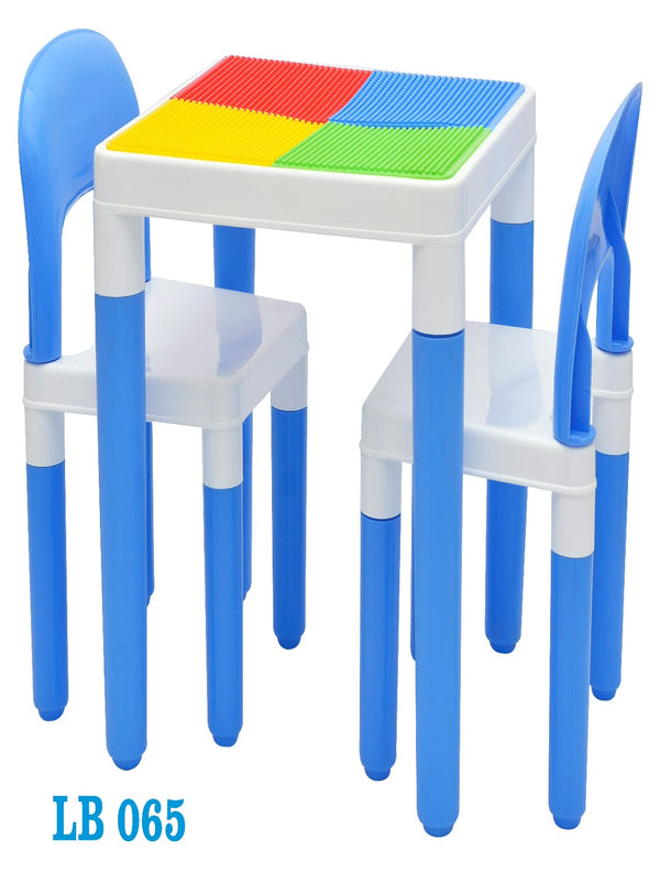 Table Chair 2-In-1 With Two Chairs