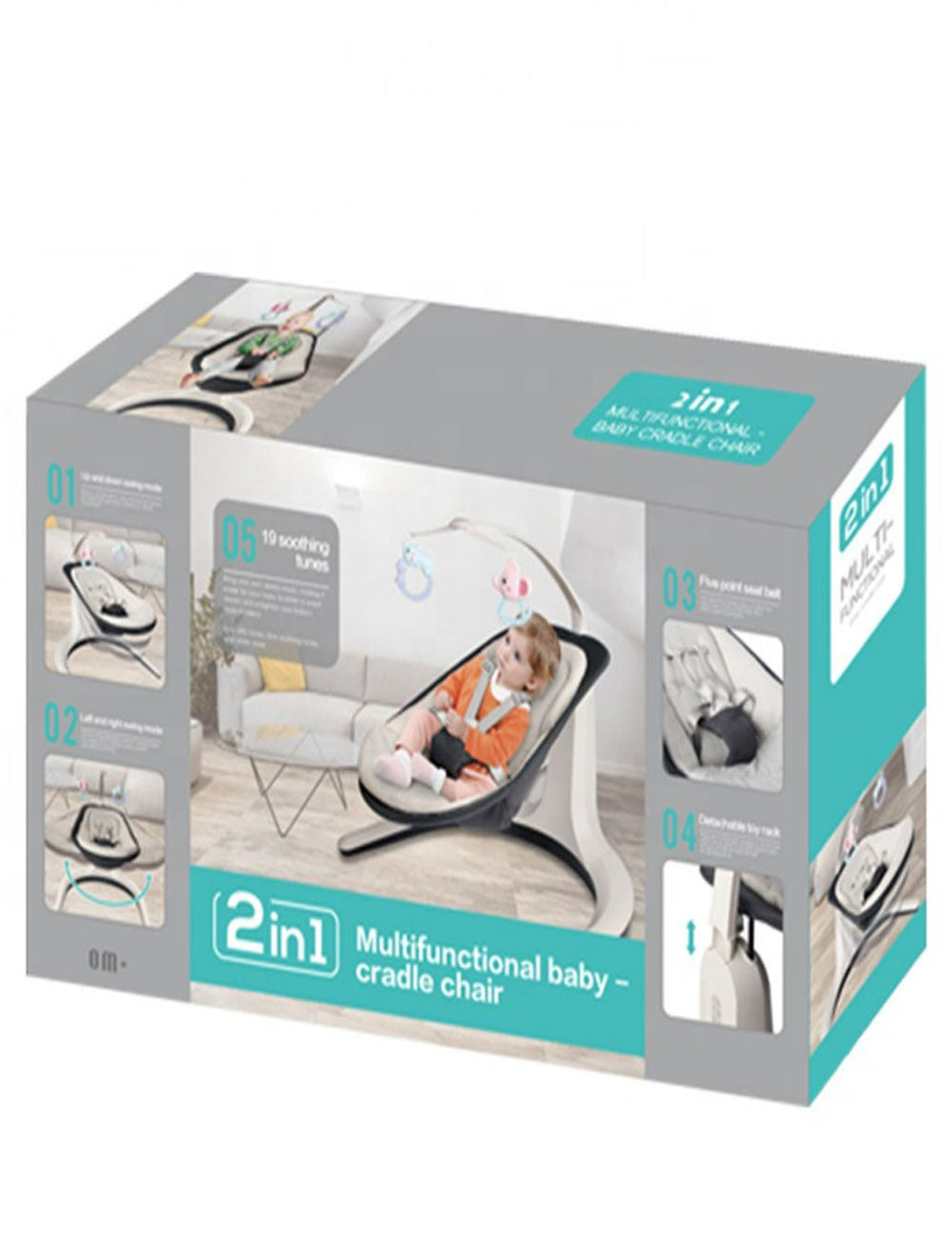 Two-In-One Multifunctional Baby Cradle Chair