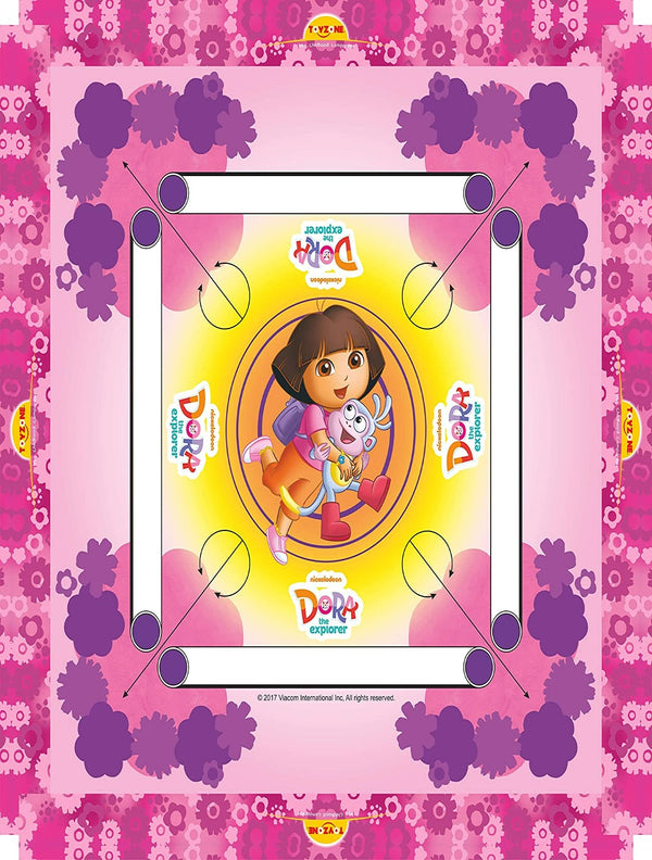 Dora Carrom Board with Ludo Game