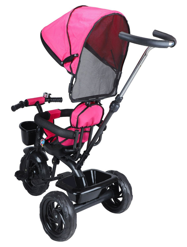 Tricycle With Safety Guardrail & Canopy (BJ-532 Pink)