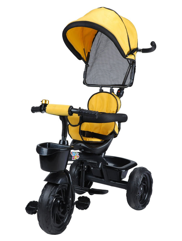Tricycle With Safety Guardrail & Canopy (BJ-532 Yellow)