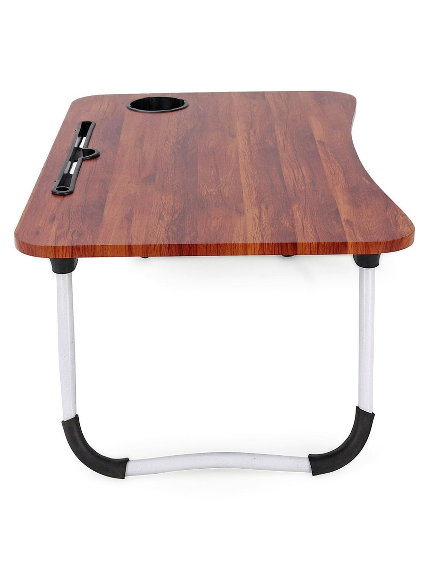 Kids Small Foldable Study Table Teak Natural - Brown