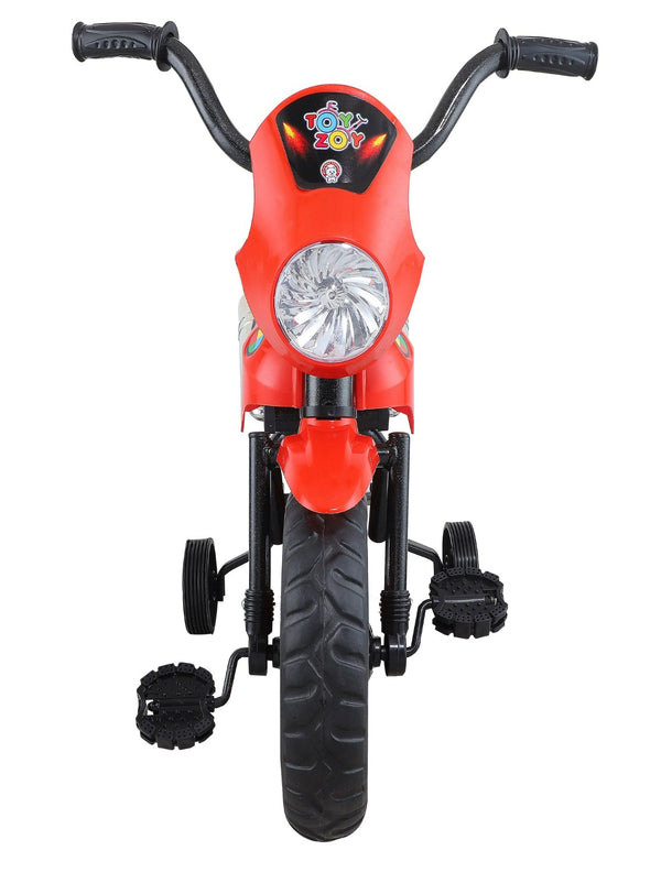 Tricycle Bullet 2 Wheels With Light And Music (BJ-5001 Red)
