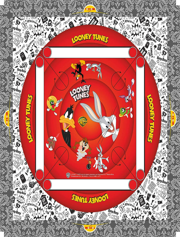 LOONEY TUNES Carrom Board with Ludo Game