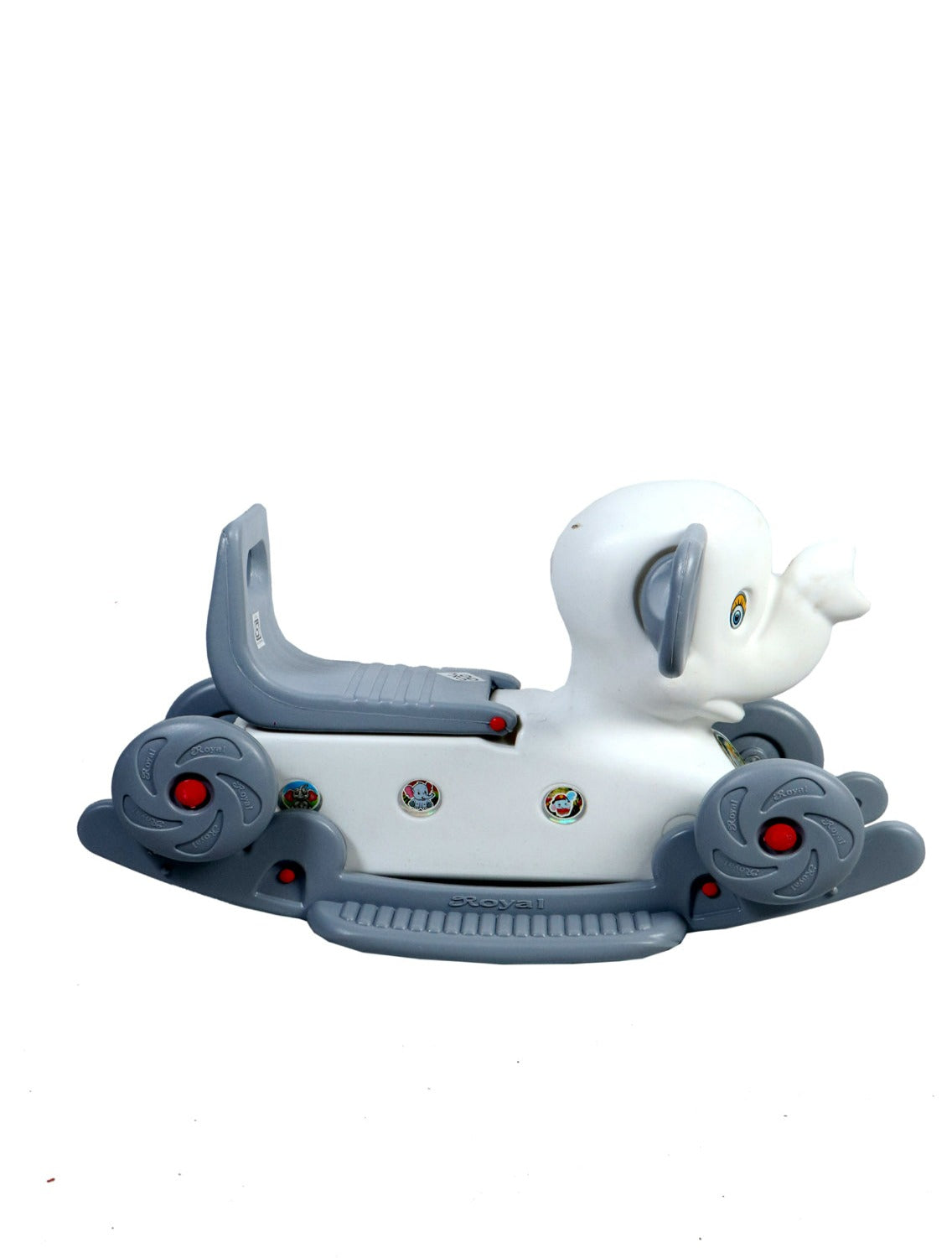 Rider Cum Rocker Elephant (Multicolour)