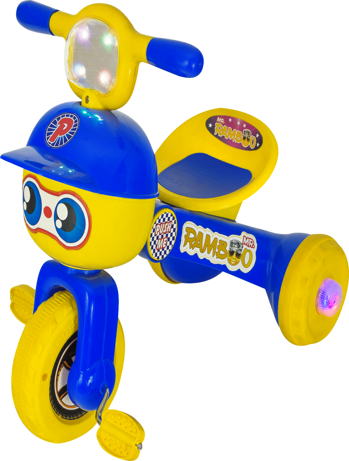 Rambo Tricycle With Light & Music (Blue)