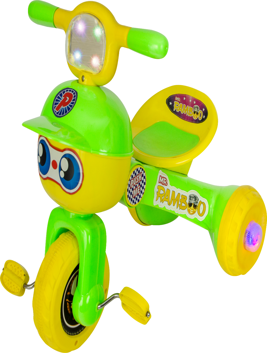 Rambo Tricycle With Light & Music (Green)