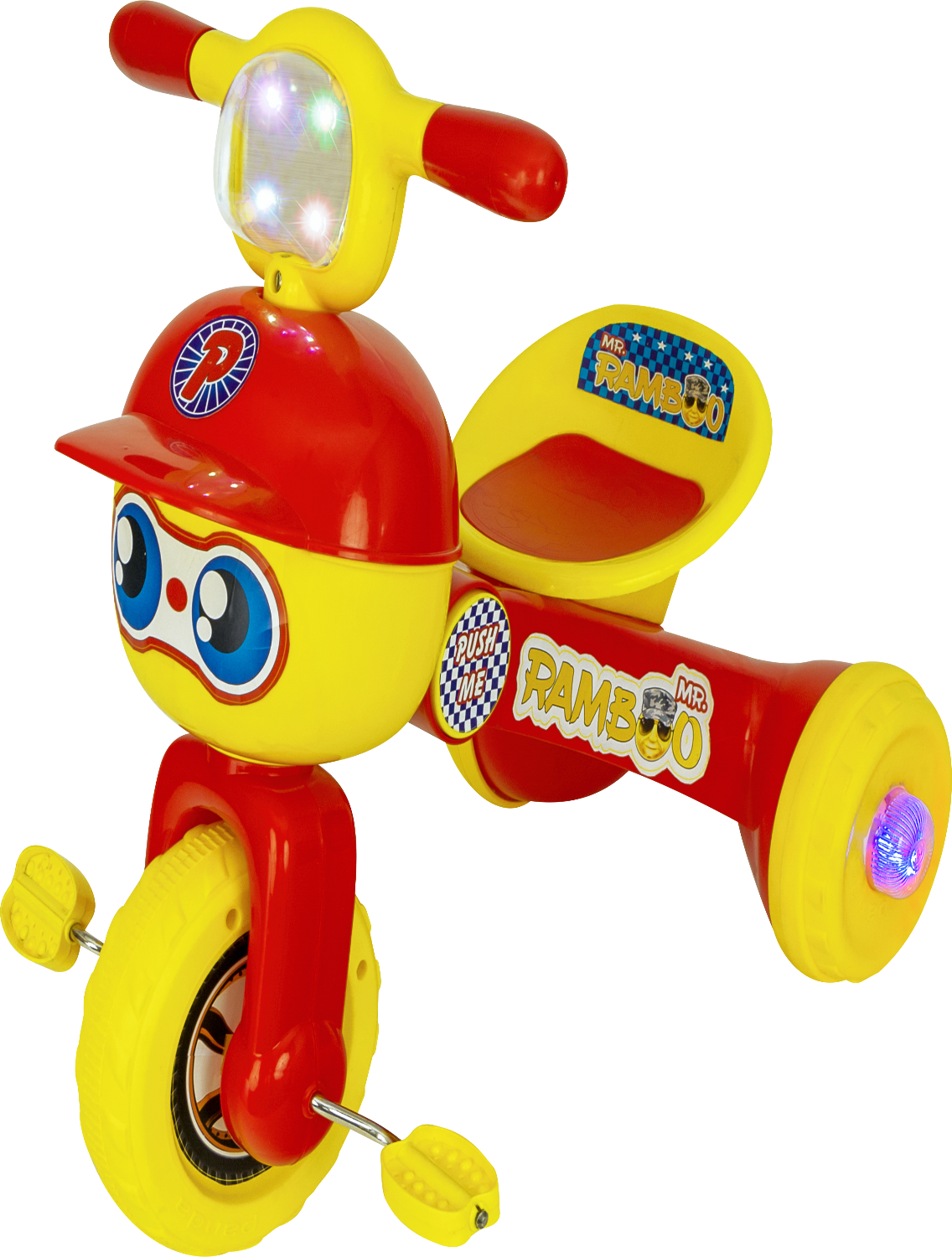 Rambo Tricycle With Light & Music (Red)