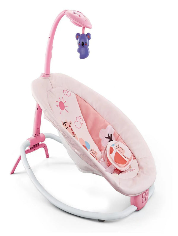 BABY ROCKER AND BOUNCER WITH REMOTE CONTROL- PINK