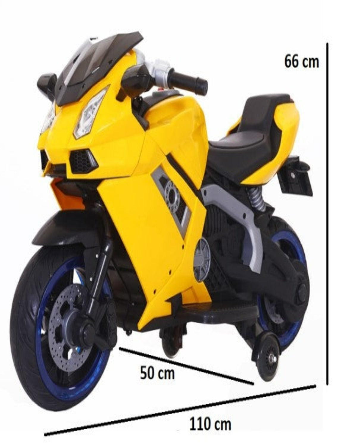 Lamborghini 12V Battery Operated Ride On Bike (Yellow)