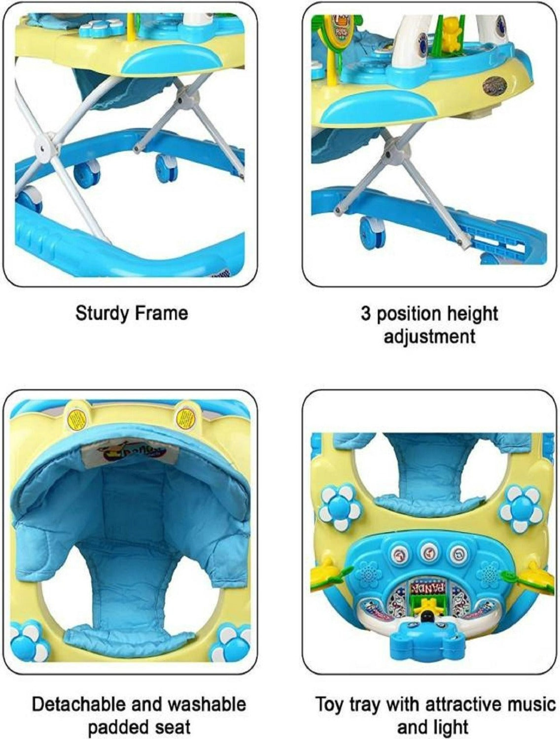 Musical Walker With Height Adjustable