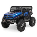 KIDS Battery Operated Ride on Jeep for Kids with Music Lights and Swing Electric Remote Control Ride on Jeep - Blue