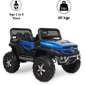 KIDS Battery Operated Ride on Jeep for Kids with Music Lights and Swing Electric Remote Control Ride on Jeep - Blue