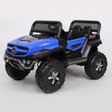 KIDS Battery Operated Ride on Jeep for Kids with Music Lights and Swing Electric Remote Control Ride on Jeep - Blue