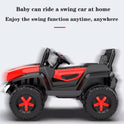 GettBoles 2288 Battery Operated Ride on Jeep for Kids with Music, Lights and Swing- Electric Remote Control Ride on Jeep for Children to Drive of Age 1 to 6 Years, Red