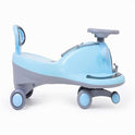 Cooper Train Car Rider with Steering Music & Lights for Boys and Girls (Blue)