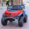 GettBoles 2288 Battery Operated Ride on Jeep for Kids with Music, Lights and Swing- Electric Remote Control Ride on Jeep for Children to Drive of Age 1 to 6 Years, Red