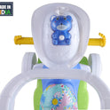 Rider cum Rocker Musical Derby Horse (Blue)