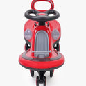Cooper Train Car Rider with Steering Music & Lights for Boys and Girls (Red)