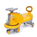 Cooper Train Car Rider with Steering Music & Lights for Boys and Girls (Yellow)