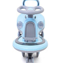 Cooper Train Car Rider with Steering Music & Lights for Boys and Girls (Blue)