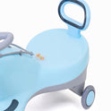 Cooper Train Car Rider with Steering Music & Lights for Boys and Girls (Blue)