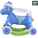 Rider cum Rocker Musical Derby Horse (Blue)