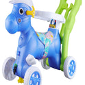 Rider cum Rocker Musical Derby Horse (Blue)
