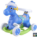 Rider cum Rocker Musical Derby Horse (Blue)