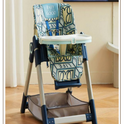 High Chair with Height Adjustment And With Wheels