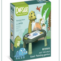 Learning BOARD 34pcs dinosaur kids drawing projector table with light -GREEN