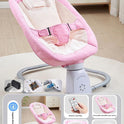 Baby Swing Rocking Chair with Remote Control 3-in-1 Adjustable backrest Baby Bouncer Electric Adjustable Rocking Chair