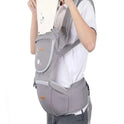 PREMIUM Baby Carrier With HIPSEAT  - Grey