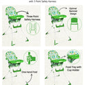 Feeding Chair FB (GREEN)
