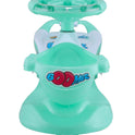 Musical Baby Swing Car With Basket (Green)
