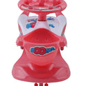 Musical Baby Swing Car With Basket (Pink)