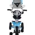 Tricycle with Light, Foldable Canopy and 360 Degree Seat Rotating