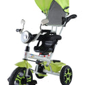 Tricycle with Light, Foldable Canopy and 360 Degree Seat Rotating