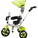 Tricycle with Light, Foldable Canopy and 360 Degree Seat Rotating
