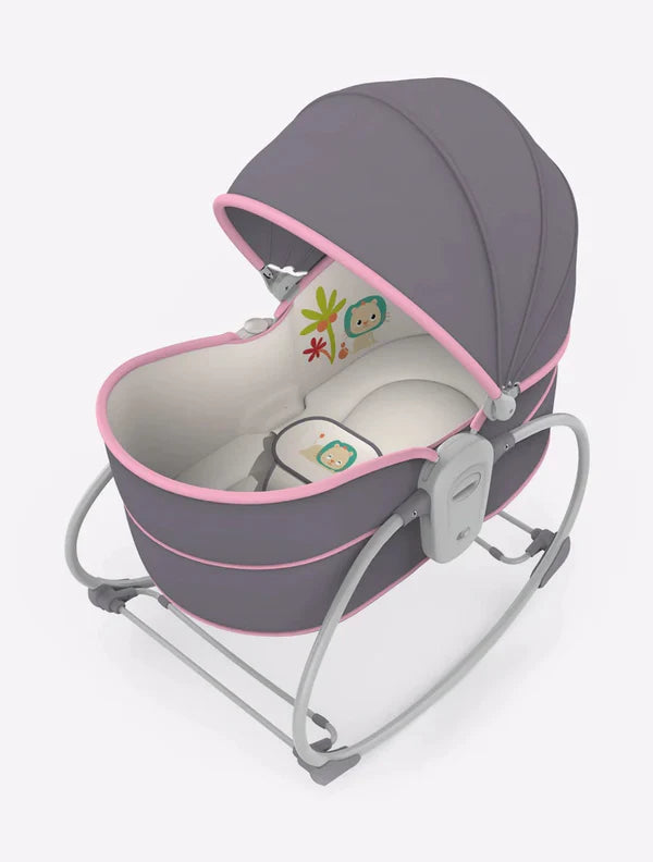 5 In 1 Rocker Bassinet With Adjustable Canopy Baby Bassinet FirstCrawl