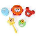 Baby Rattles Toy Multicolour - 5 Pieces (PVC PACK)